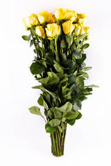 A bouquet from yellow roses