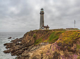 Lighthouse on point