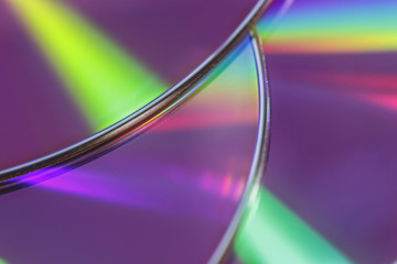 colorful background with cds