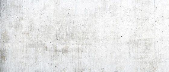 Texture of old white concrete wall for background