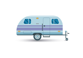 camper van flat icon