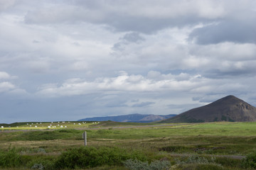Landschaft im Gebiet um den Mývatn-See / Nord-Island