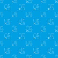 Factory pattern vector seamless blue repeat for any use