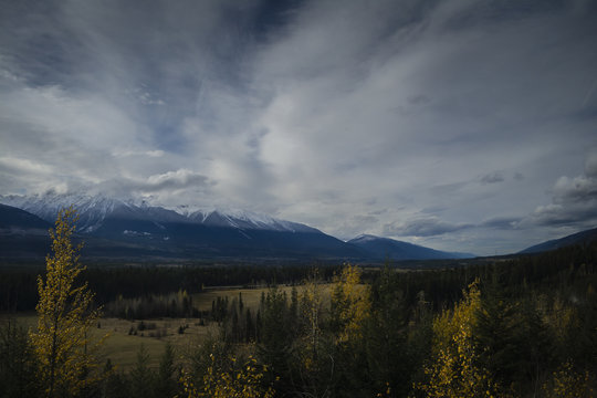Rocky mountains landscape in Canada
