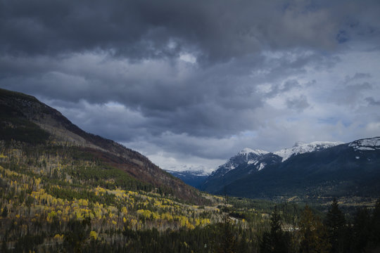 Rocky mountains panorama, Canada