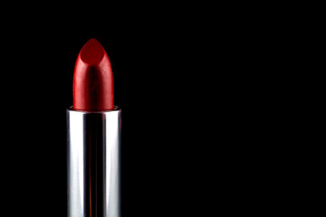 Lipstick Isolated on a Black Background