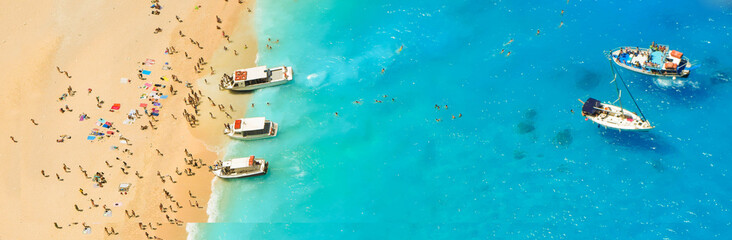 Shipwreck Bay, Zakynthos Island, Greece.