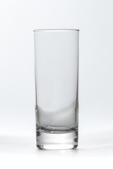 Empty glass for beverages