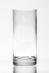 Empty glass for beverages