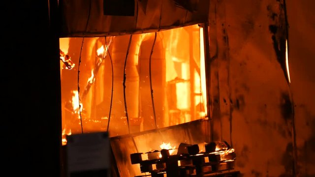 Crime Incident With Fire Coming Out