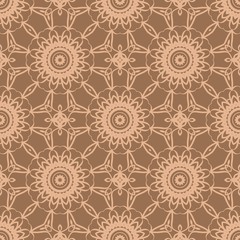 Abstract Vector seamless pattern with abstract geometric style. Repeating sample figure and line. For interiors design, wallpaper, textile industry