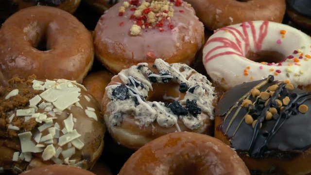 Pile Of Donuts Rotating