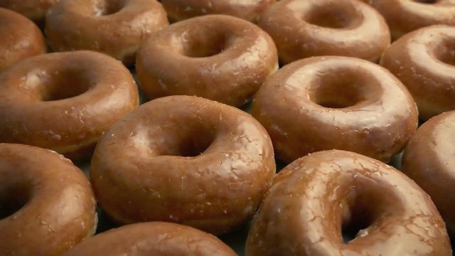 Lots Of Glazed Donuts