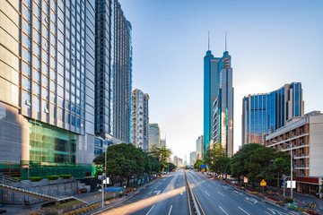 Fototapeta premium Shenzhen city skyline
