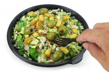 Vegetable salad food pack 