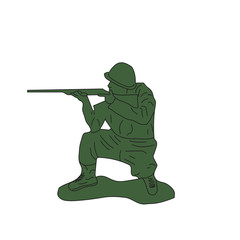 Toy soldier illustration