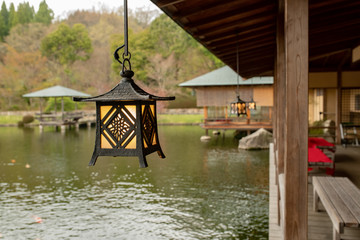 広島県 三景園の和風建築