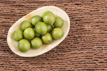 Mamoncillo delicious tropical fruit - Melicoccus bijugatus