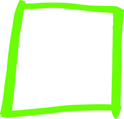 Colorful Hand-drawn rectangle