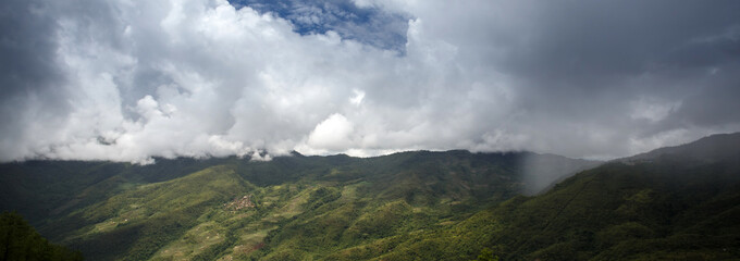 Fototapeta na wymiar Mountain Scenery, Myanmar