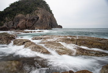 兵庫県香美町  山陰ジオパークの今子浦