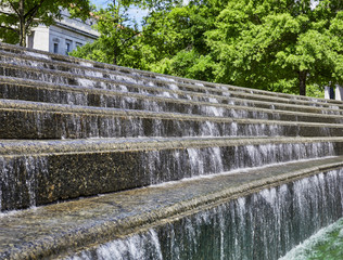 United States Navy Memorial Waterfalls