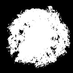 Ink vector dry brush stroke. Vector illustration. Grunge hand drawn watercolor texture. Space for text.