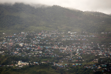 Settlement in Mountains - Burma