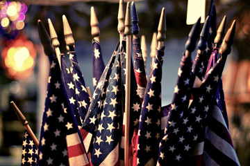 Vintage American Flags
