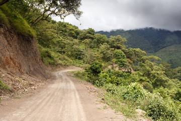 Dirt Road in Chin State, Myanmar