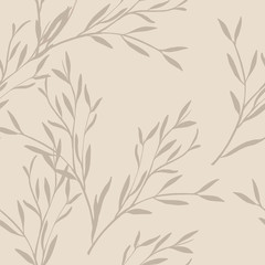 Abstract elegance pattern with floral background.