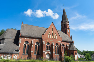 Fototapeta na wymiar Kirche in Altenwald
