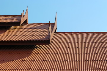 Fototapeta premium roof tiles thai style