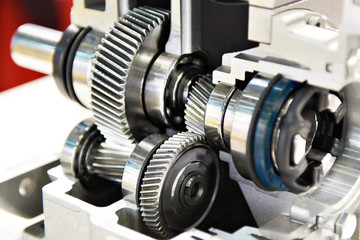 In-line helical gearbox
