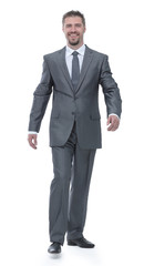 in full growth.confident businessman