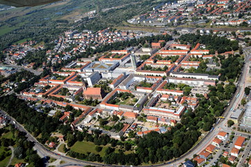 Neubrandenburg, Zentrum mit Friedrich-Engels-Ring
