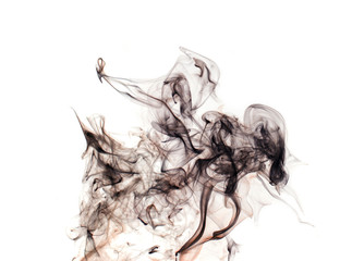 Fototapeta premium Poison dangerous brown smoke.