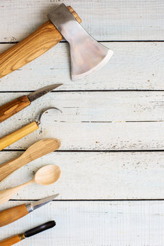 wood carver's instruments