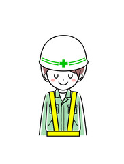 Fototapeta premium 作業服の女性