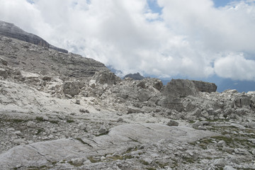 mountain landscape with sky and clouds