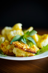 cauliflower fried in batter