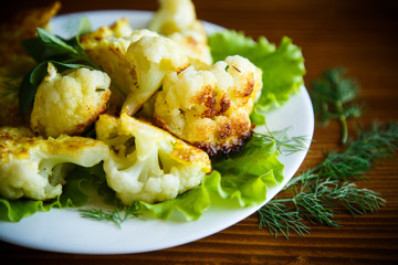 cauliflower fried in batter