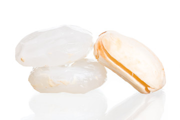 Peeled  Sweet and Fresh, Tropical Healthy Refreshment Fruit.