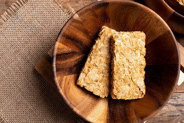 Whole grain wheat biscuits breakfast cereal
