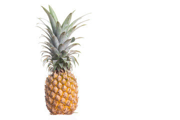 Thai pineapple isolated on white