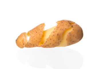 Raw potato food . Fresh potato