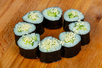 Maki with cucumber