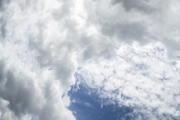 blue sky and clouds