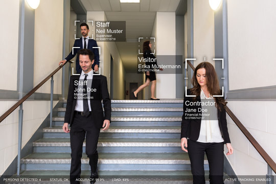 Group Of Businesspeople Identified By AI System