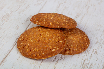 Delicious sesame cookies